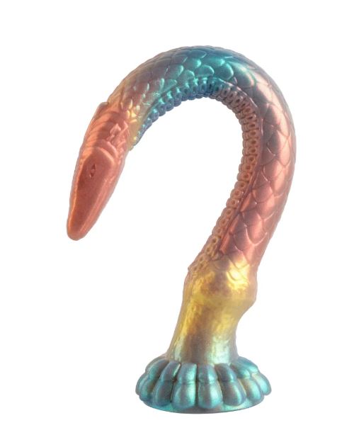VSC Novità - Dildo XL in Silicone Multicolore con Glitter - Anaconda