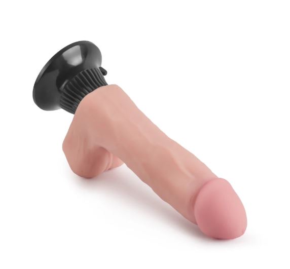 VSC Novelty - Double Layer Extreme Soft Realistic Vibrator with Suction Cup - 8.6"