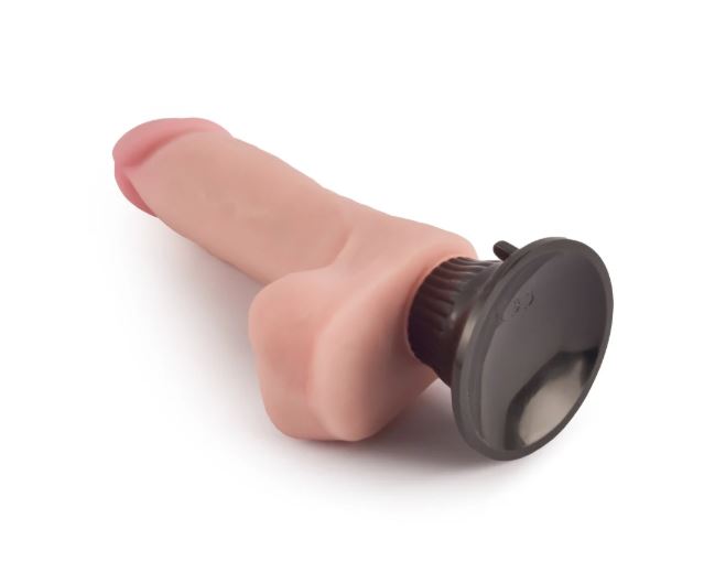 VSC Novelty - Double Layer Extreme Soft Realistic Vibrator with Suction Cup - 8.6"