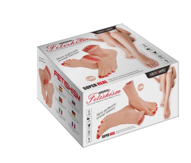 VSC Novelty - Foot Fetish Masturbator - 2 Pieces