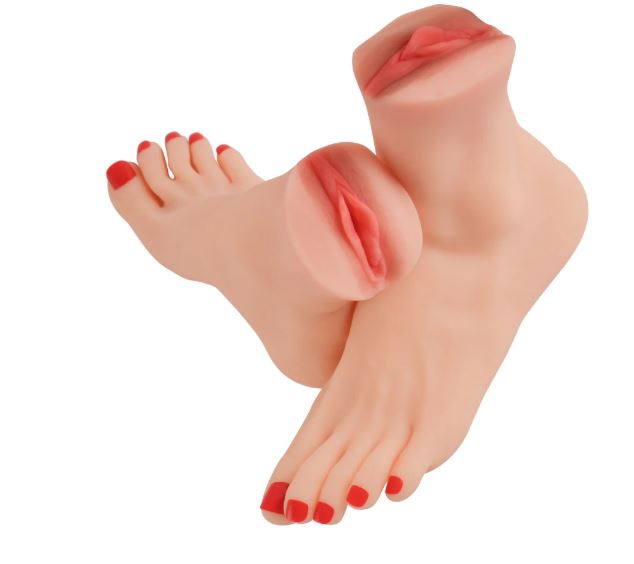 VSC Novelty - Foot Fetish Masturbator - 2 Pieces