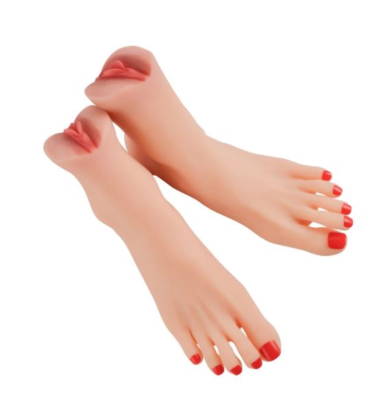 VSC Novelty - Foot Fetish Masturbator - 2 Pieces