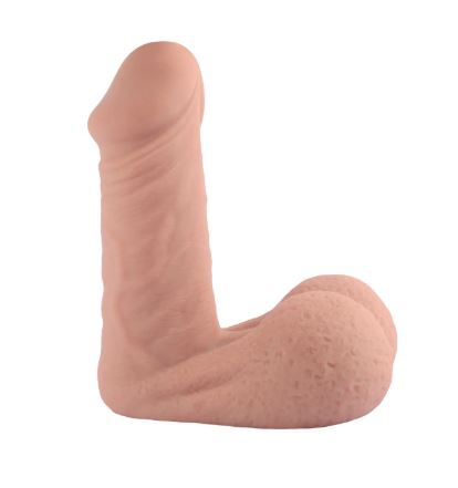 VSC Novità - Dildo con Packer "Easy Squeezy" in Silicone Morbido - 10,6 cm