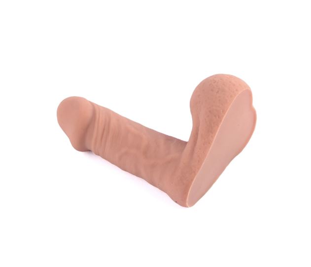 VSC Novità - Dildo con Packer "Easy Squeezy" in Silicone Morbido - 10,6 cm