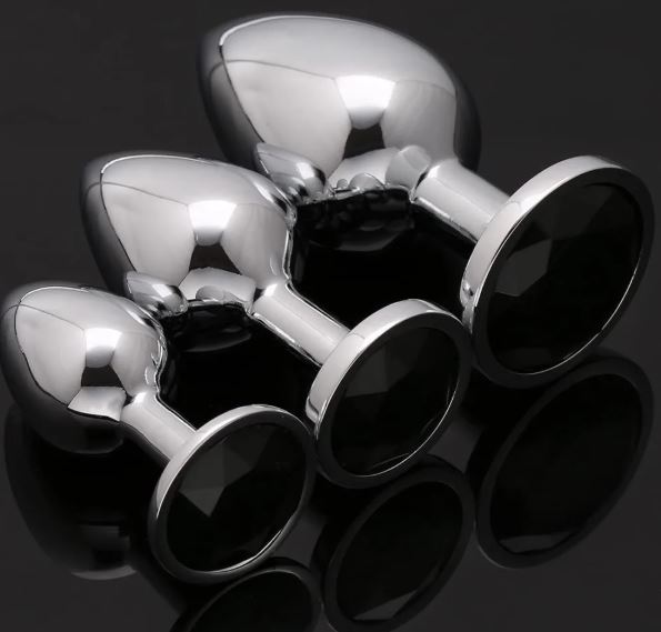 VSC Novelty - Black Diamond Butt Plug - S