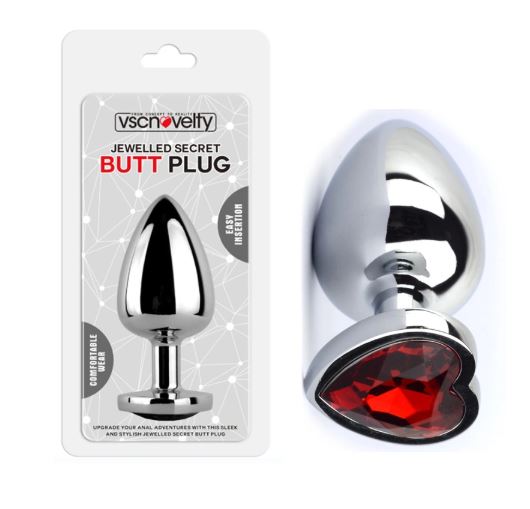 VSC Novelty - Tappo Anale a Cuore Rosso - L