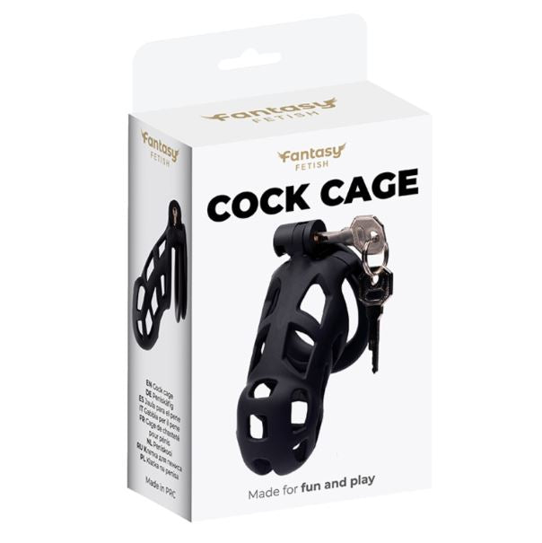 Fantasy Toys - ABS Chastity Belt M - Black