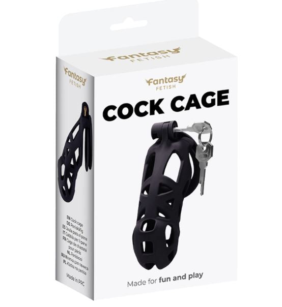Fantasy Toys - ABS Chastity Belt L - Black
