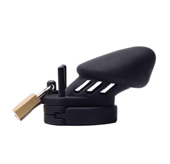 Fantasy Toys - Silicone Chastity Belt - Black