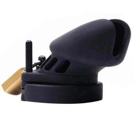 Fantasy Toys - Silicone Chastity Belt - Black