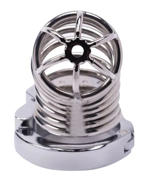 Fantasy Toys - Stainless Steel Chastity Belt 1