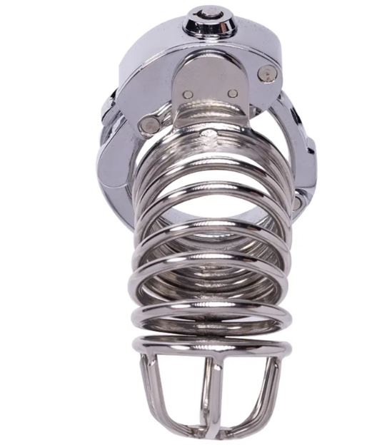 Fantasy Toys - Stainless Steel Chastity Belt 1