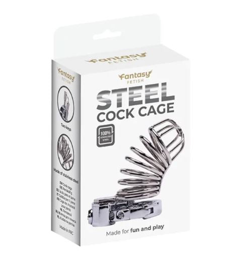 Fantasy Toys - Stainless Steel Chastity Belt 1