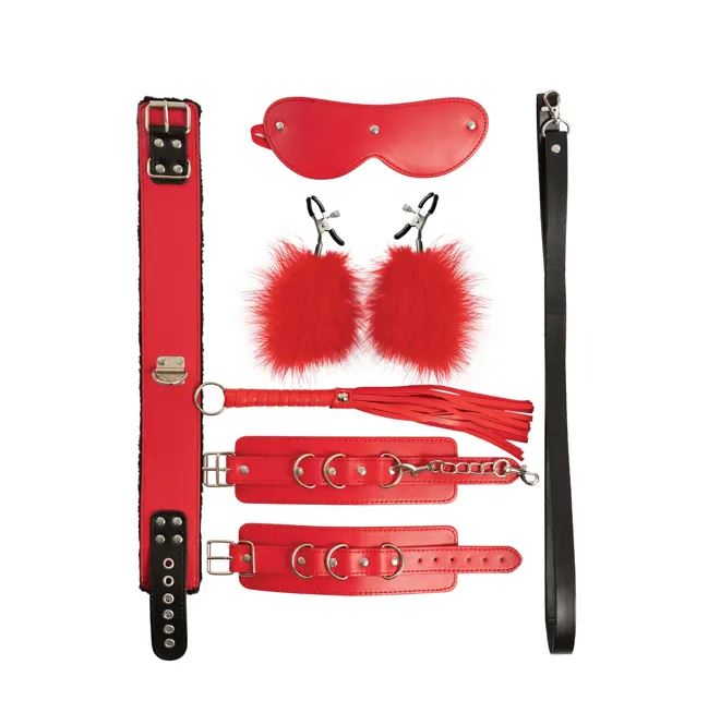 Fantasy Fetish - Set BDSM 6 Pezzi - Rosso