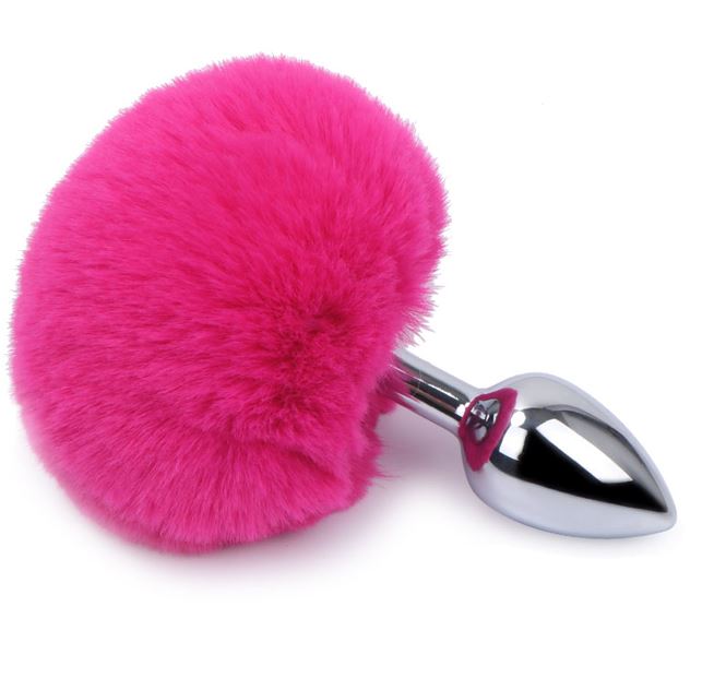 Fantasy Toys - Plug con Pompon - Fucsia