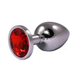 Fantasy Toys - Anelli in Alluminio con Gioiello Rosso - S