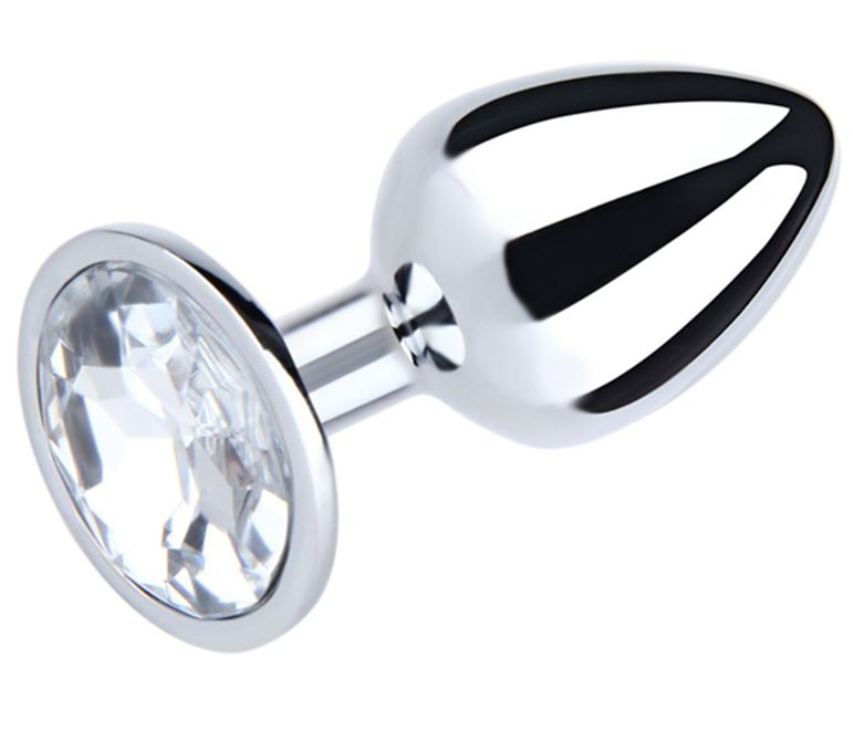Fantasy Toys - Metal Plug with Silver Jewel - L