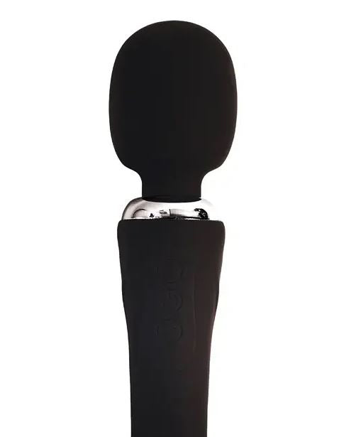 Fantasy Toys - 2 in 1 Vibrator Wand and G-Spot - Black - Pontus