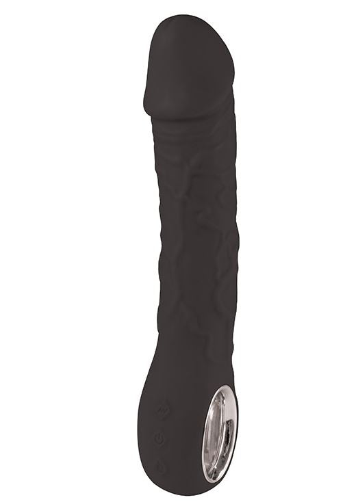 Fantasy Toys - Realistic Heatable G-Spot Vibrator - Black - Prometheus
