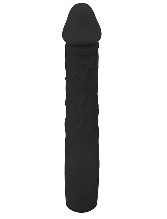 Fantasy Toys - Realistic Heatable G-Spot Vibrator - Black - Prometheus
