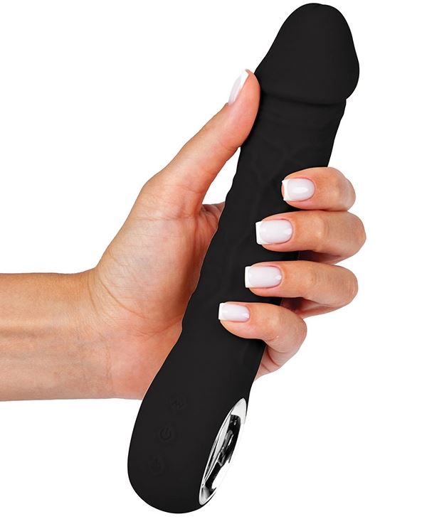 Fantasy Toys - Realistic Heatable G-Spot Vibrator - Black - Prometheus