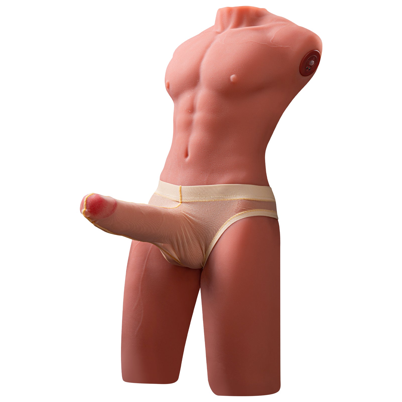 Xise - Jason - Full Torso with Thrusting and Vibrating Dildo - 6.7"