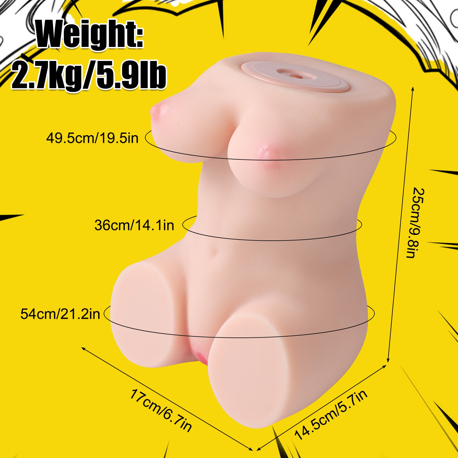 Xise - Renata - Body Masturbator with Vibrating and Thrusting Function