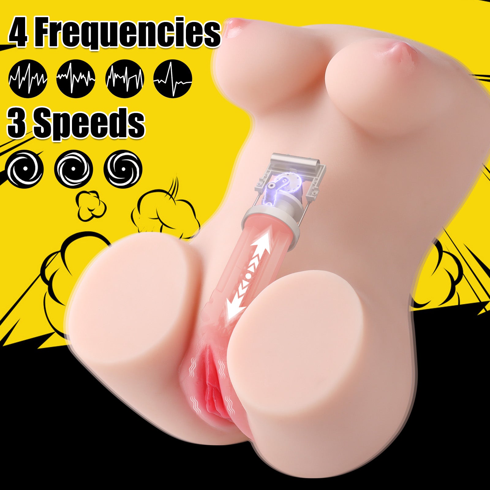 Xise - Renata - Body Masturbator with Vibrating and Thrusting Function