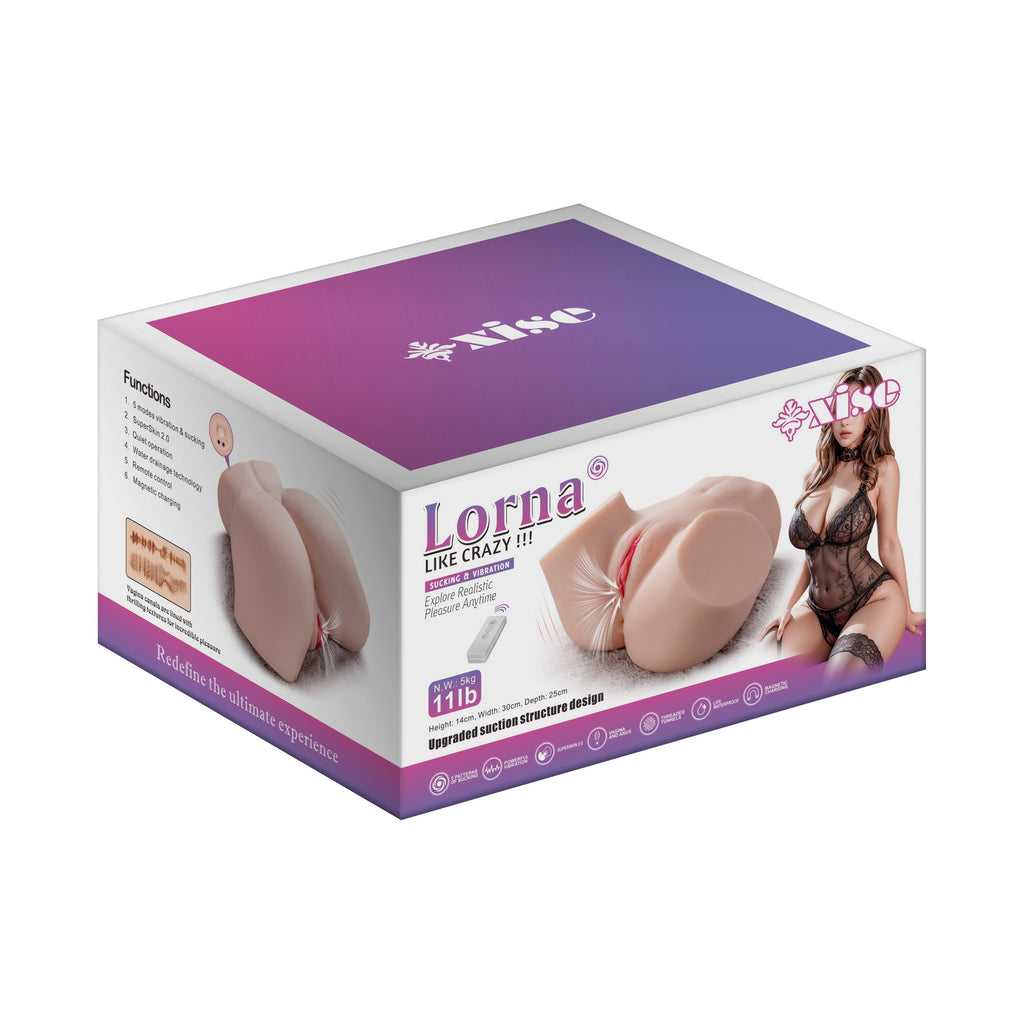 Xise - Lona - Torso with Vibrating and Suction Function with Remote Control