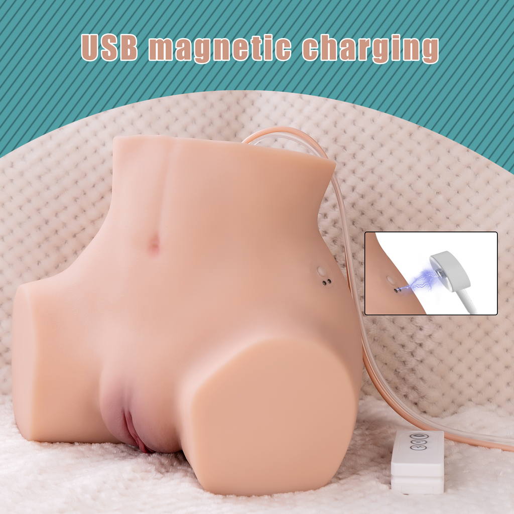 Xise - Lona - Torso with Vibrating and Suction Function with Remote Control