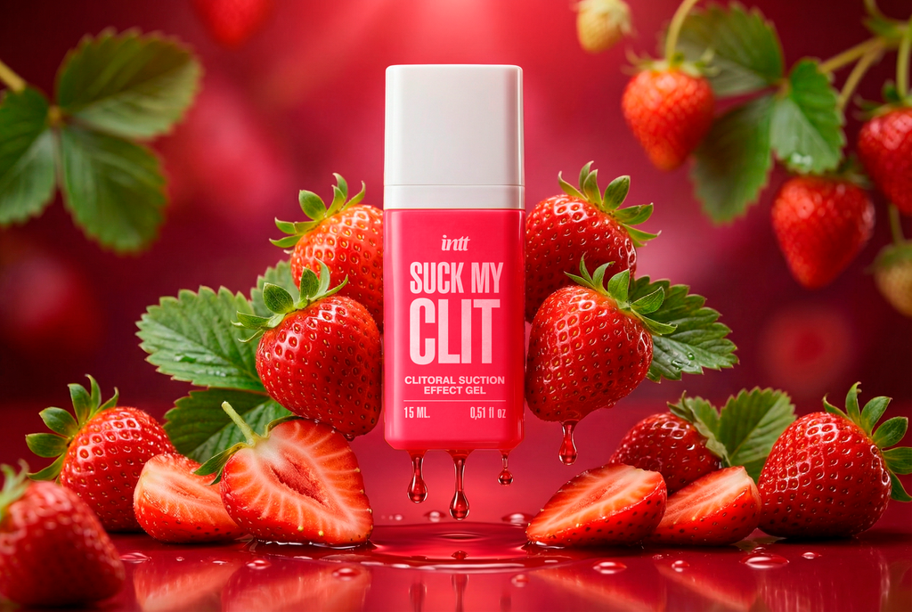 Intt - Kissable Clitoral Gel Suction Effect - Strawberry