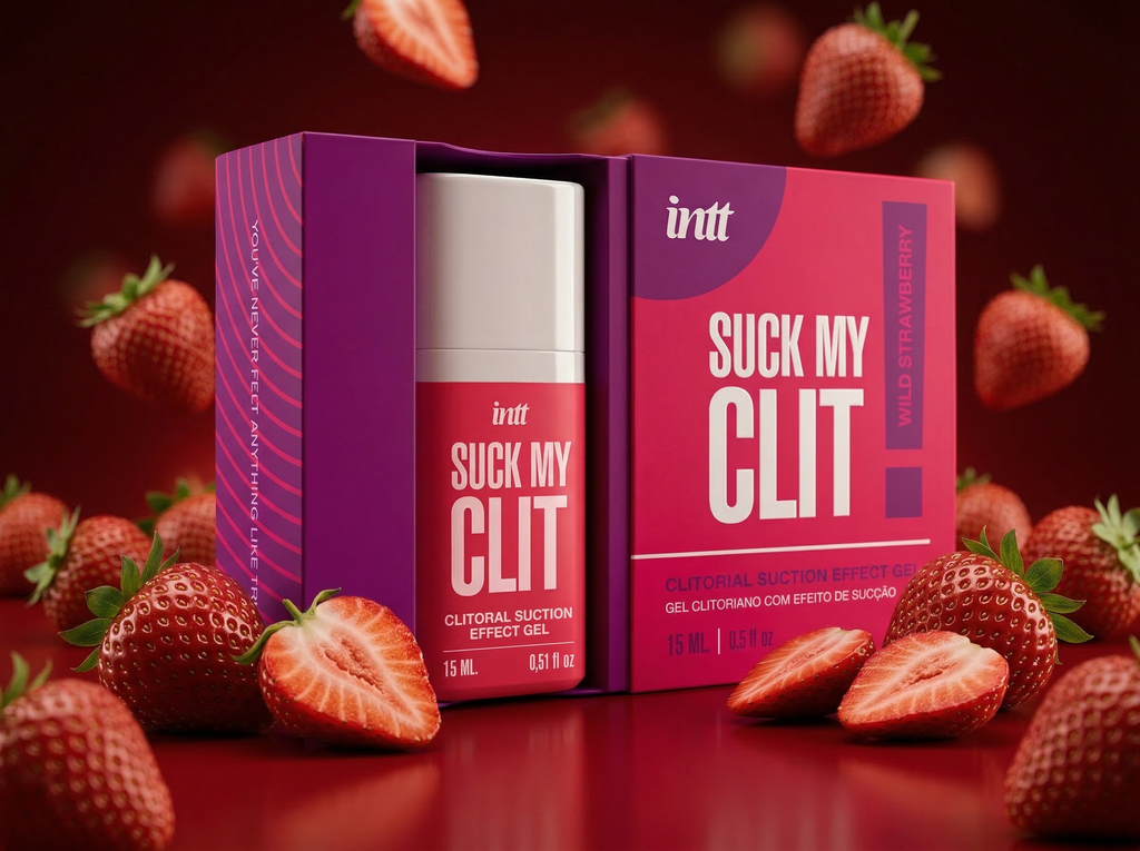 Intt - Kissable Clitoral Gel Suction Effect - Strawberry