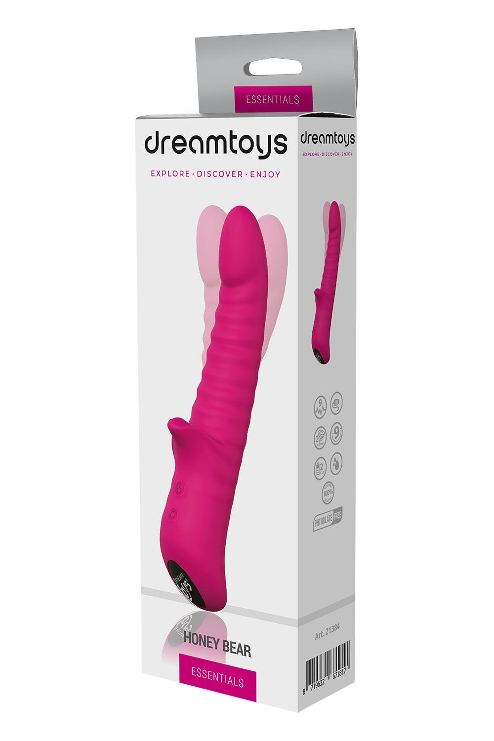 ESSENTIALS ORSETTO MIELE MAGENTA
