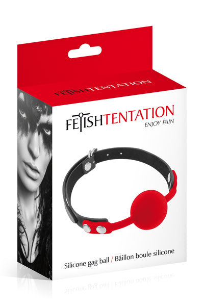 Fetish Tentation - Bavaglio a Sfera Regolabile - Rosso