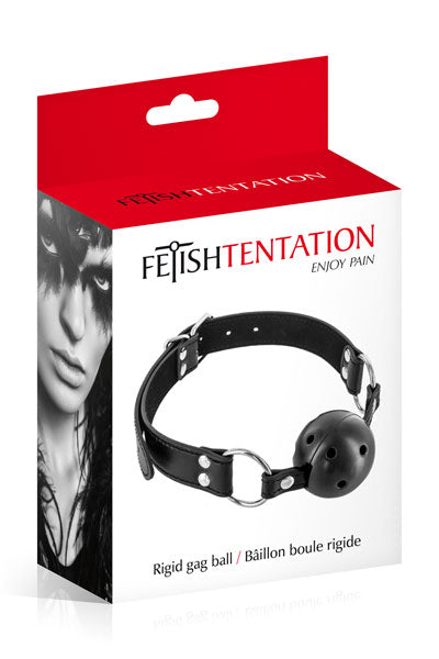 Fetish Tentation - Adjustable Breathable Ball Gag - Black