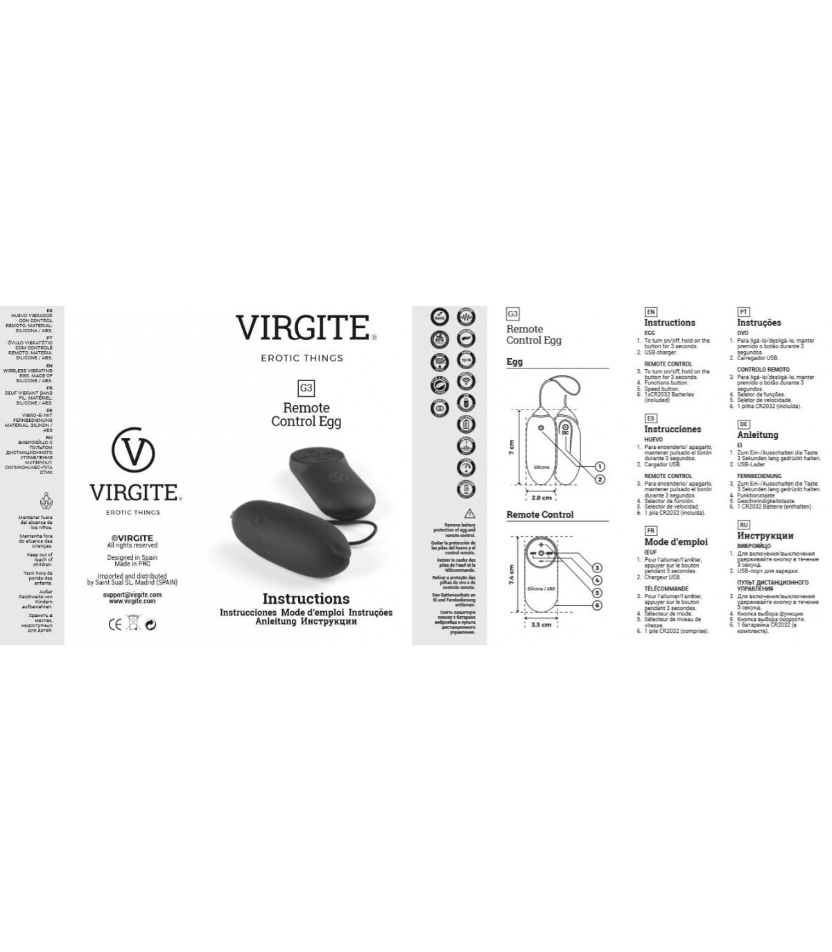 G3 UOVO VIBRANTE BLU RICARICABILE
