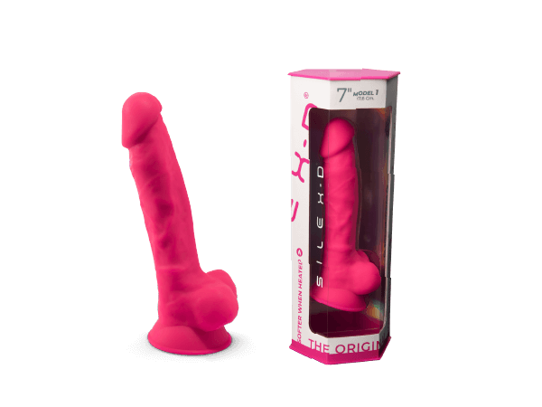 Silexd - Dildo in Silicone Premium Mod.1 7'' - Rosa