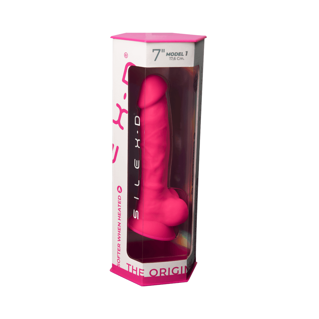 Silexd - Dildo in Silicone Premium Mod.1 7'' - Rosa