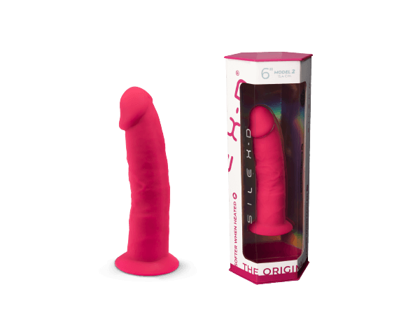 Silexd - Dildo Premium in Silicone Mod.2 6" - Rosa