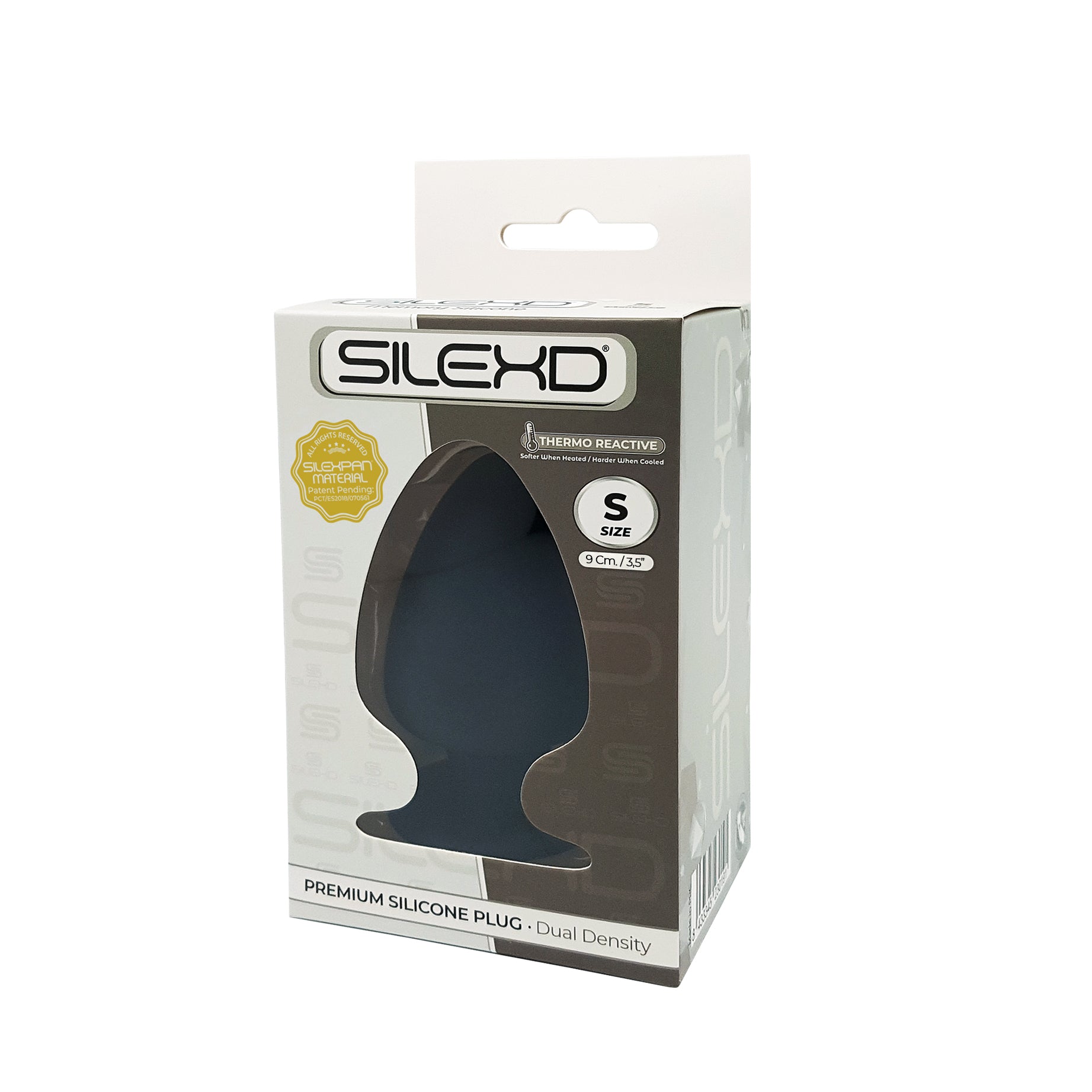 Silexd - Tappo in silicone premium Taglia S - Nero