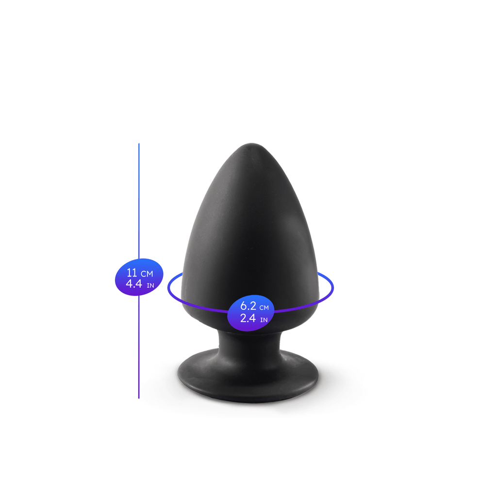 Silexd - Plug in Silicone Premium Taglia M - Nero