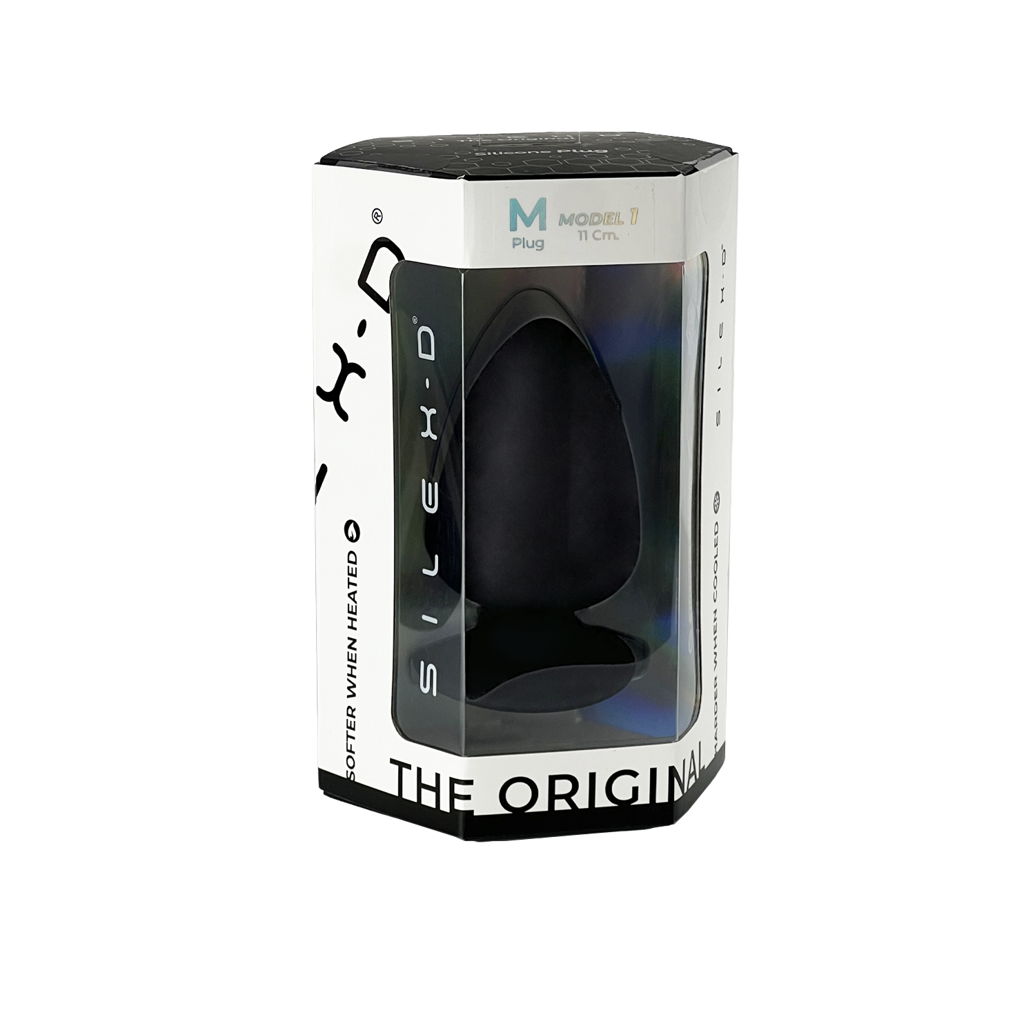 Silexd - Plug in Silicone Premium Taglia M - Nero