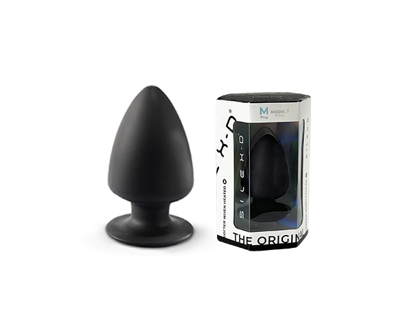Silexd - Plug in Silicone Premium Taglia M - Nero