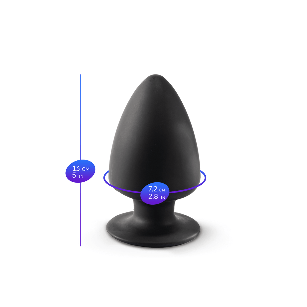 Silexd - Plug in Silicone Premium Taglia L - Nero
