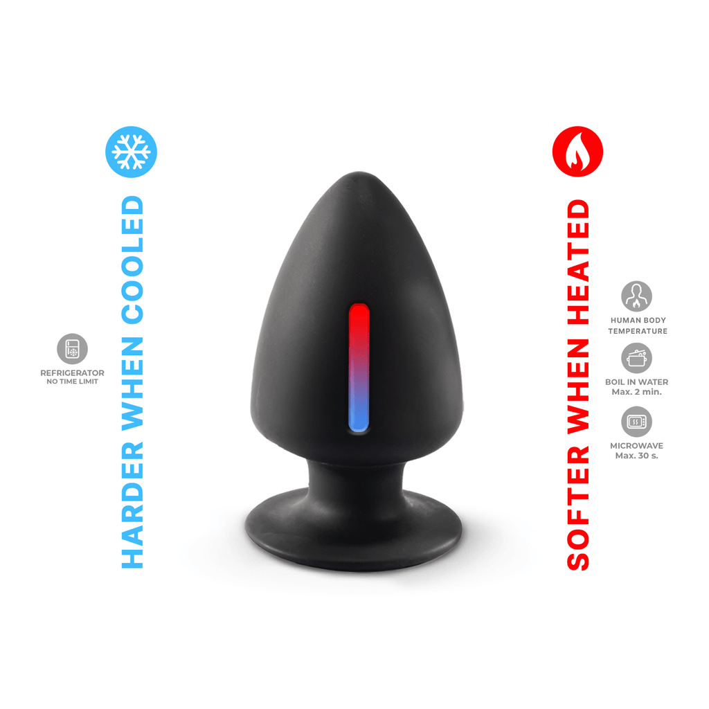 Silexd - Plug in Silicone Premium Taglia L - Nero