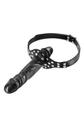 Fetish Temptation - Double Dildo Ball Gag - Black