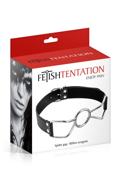 Fetish Tentation - Bavaglio a Ragno - Nero