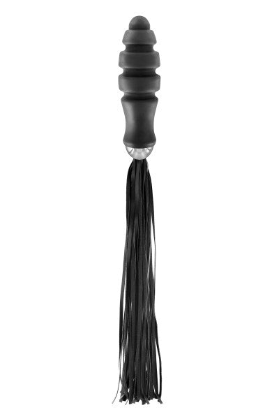 Fetish Tentation - Whip with Ogive Anal Plug - Black