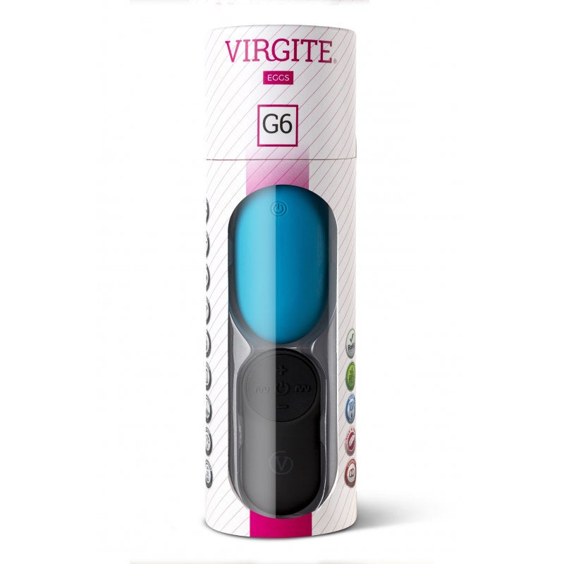 G6 RECHARGEABLE BLUE VIBRATING EGG