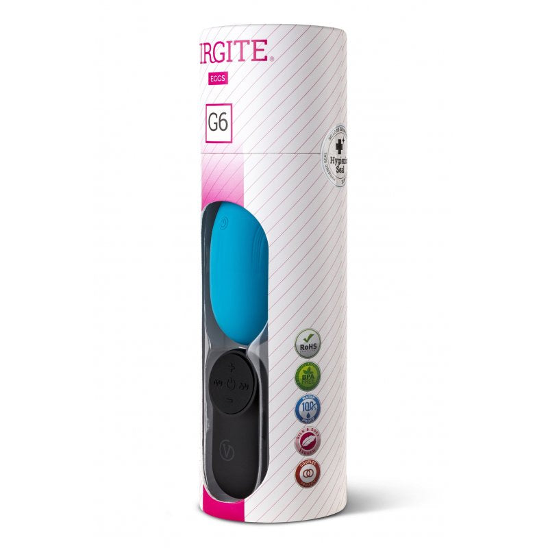 G6 RECHARGEABLE BLUE VIBRATING EGG
